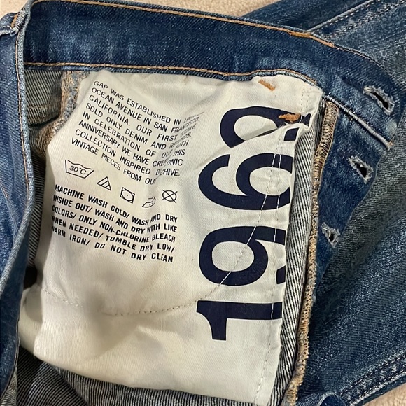 Gap 1969 Flare Button Fly Sz 6/28 - Picture 7 of 12